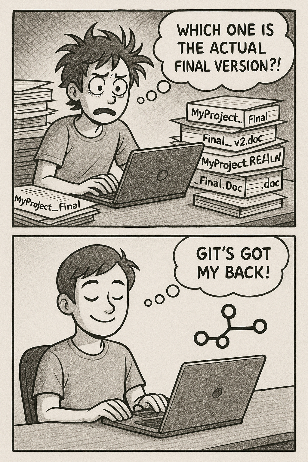 Files Chaos vs Git